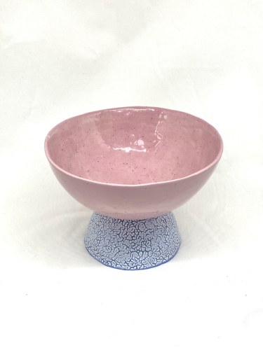 Pink and Blue Bowl